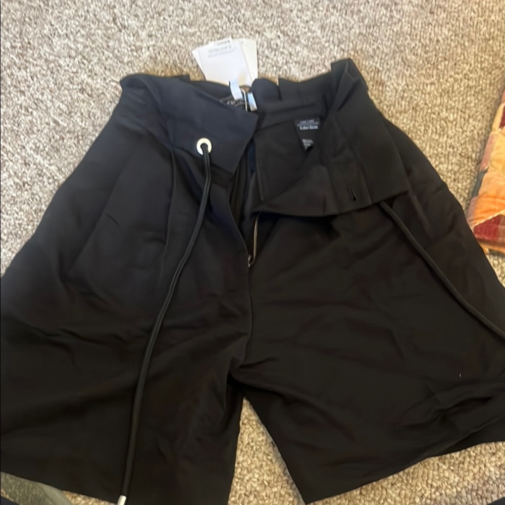 & Other Stories Black  Shorts High-Waisted Drawstring